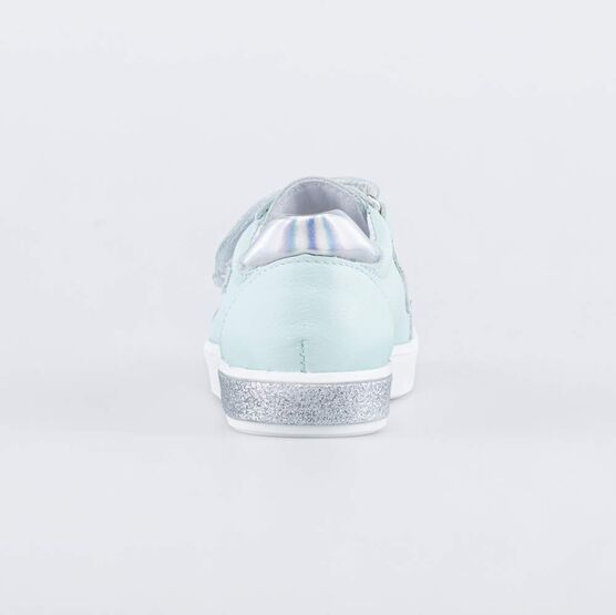 332149-22 Кожаные полуботинки для девочки для девочки мятный фото №5