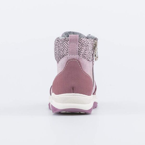 152284-33 Ботинки из натурального нубука для девочки розовый фото №5