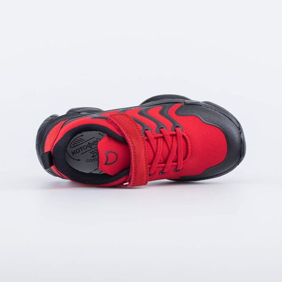 744204-71 Кроссовки SoftShell для мальчика для мальчики красно-черный фото №4