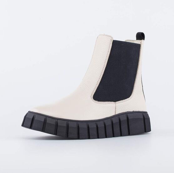 662156-22 Полусапоги из натуральной кожи для девочки бежевый