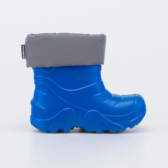 165058-18 Сапожки из ЭВА светоотражающие для мальчики синий фото №2