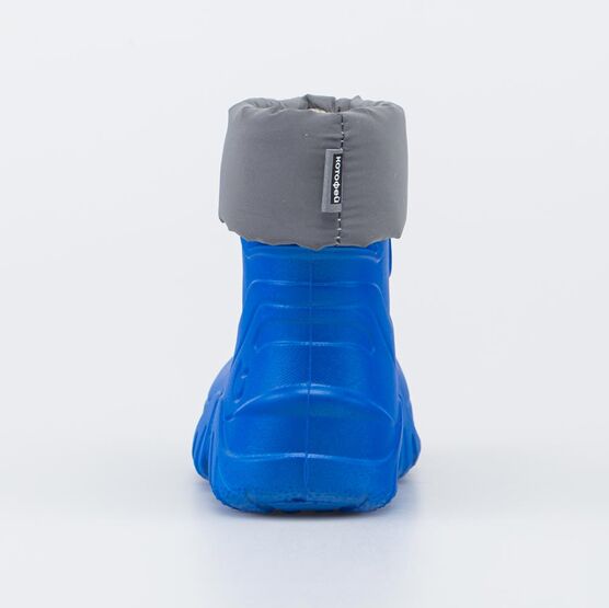 165058-18 Сапожки из ЭВА светоотражающие для мальчики синий фото №5