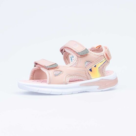 524059-11 Пляжная обувь с LED-подсветкой на подошве для девочки розовый