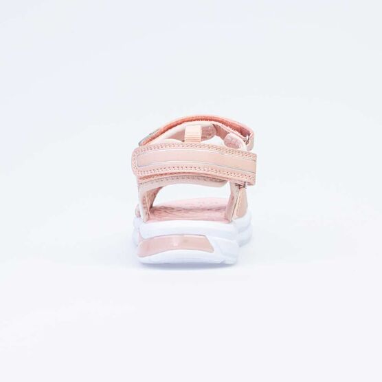 524059-11 Пляжная обувь с LED-подсветкой на подошве для девочки розовый фото №5