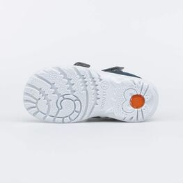 322135-23 Сандалии для мальчика анатомические для мальчики синий + серый фото №3