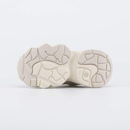 344529-11 Бежевые кроссовки с системой быстрой шнуровки для девочки бежевый фото №3