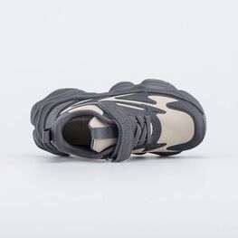 344539-72 Серые кроссовки с Softshell для мальчики серый + бежевый фото №4