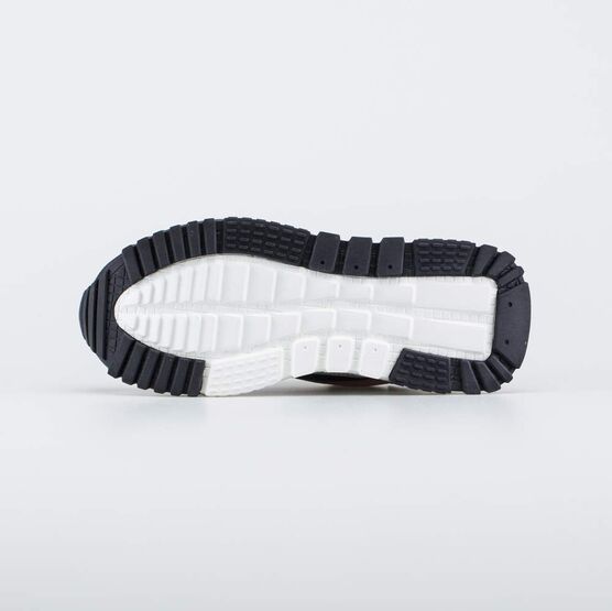 944005-11 Кроссовки на шнурках для мужчин для мальчики черный + коричневый фото №3