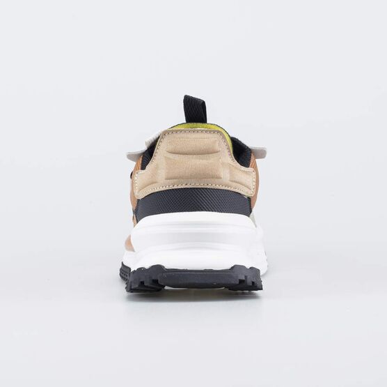 944005-11 Кроссовки на шнурках для мужчин для мальчики черный + коричневый фото №5