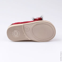 132126-22 Полуботинки для девочки бордовый фото №3