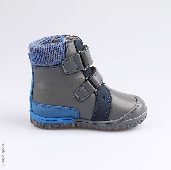 152176-33 Ботинки для мальчики сер-син фото №2