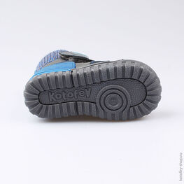 152176-33 Ботинки для мальчики сер-син фото №3