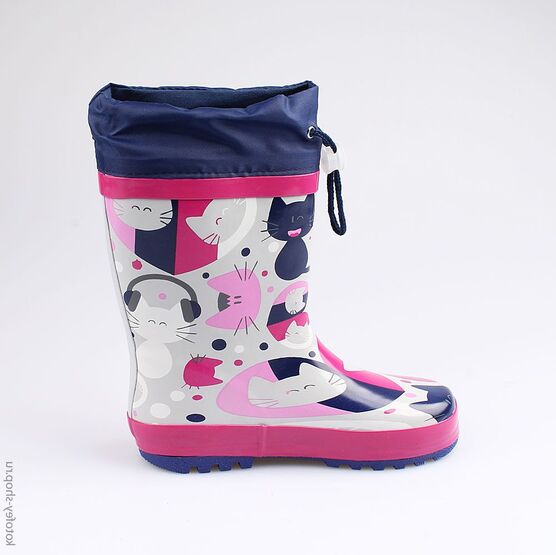 566153-11 Резиновые сапоги для девочки син-фук фото №2