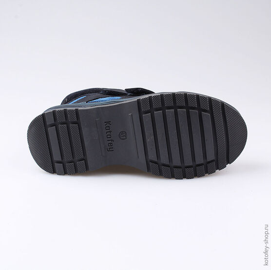 552113-31 Ботинки для мальчики светло-синий фото №3