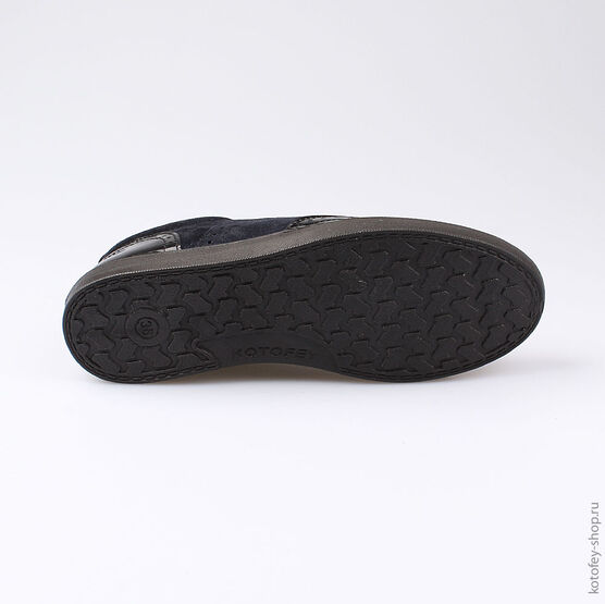 732173-21 Полуботинки для девочки чер-син фото №3