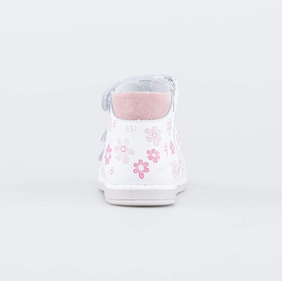 022135-26 Сандалии для девочки Цветочки для девочки белый фото №5