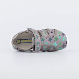 421104-12 Хлопковые сандалии Кактусы для мальчики серый фото №4