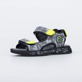 524104-21 Сандалии для мальчика Камуфляж для мальчики серый