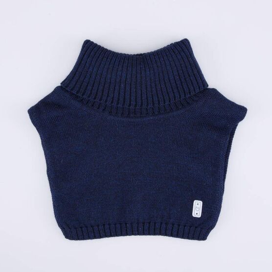 07712111-40 Шерстяная манишка детская темно-синий для мальчики темно-синий фото №2