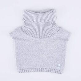 07712124-40 Шерстяная манишка детская светло-серый для мальчики светло-серый