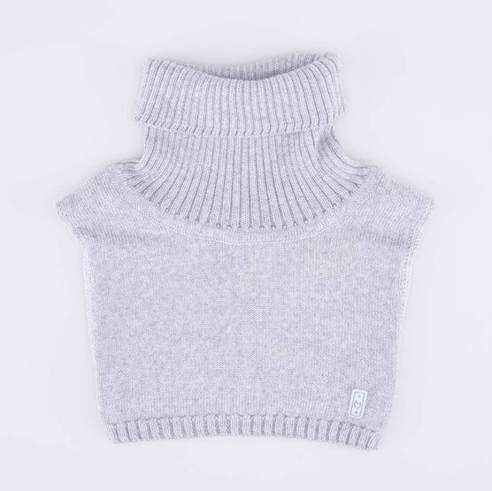 07712124-40 Шерстяная манишка детская светло-серый для мальчики светло-серый