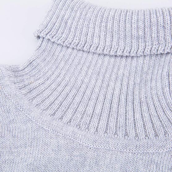 07712124-40 Шерстяная манишка детская светло-серый для мальчики светло-серый фото №2