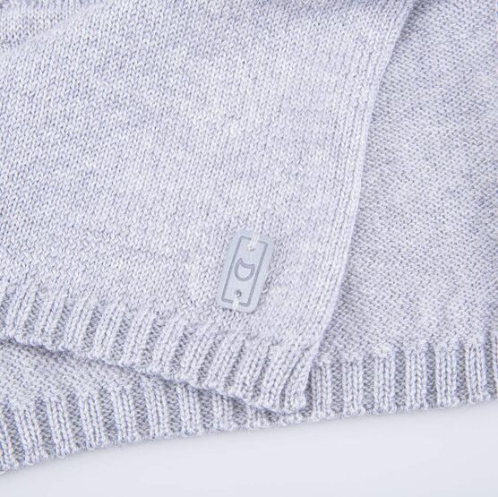 07712124-40 Шерстяная манишка детская светло-серый для мальчики светло-серый фото №3