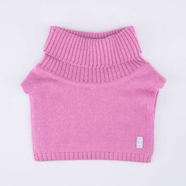 07812116-40 Шерстяная манишка детская розовый для девочки розовый фото №2