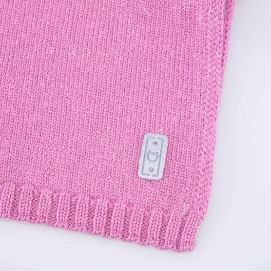 07812116-40 Шерстяная манишка детская розовый для девочки розовый фото №3