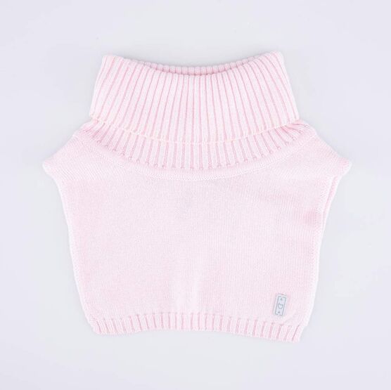 07812119-40 Шерстяная манишка детская светло-розовый для девочки светло-розовый фото №2