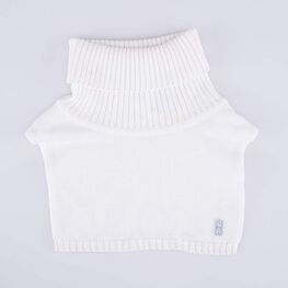 07812121-40 Шерстяная манишка детская белый для девочки белый фото №2