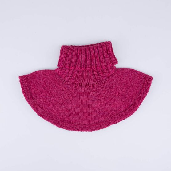 07812129-43 Манишка из шерсти мериноса малиновый для девочки малиновый