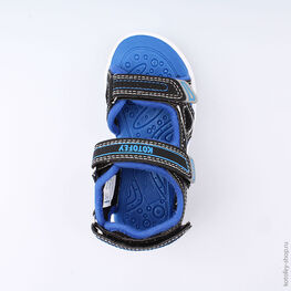 324008-13 Пляжная обувь с LED-подсветкой для мальчики чер-гол фото №4