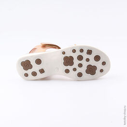 522106-23 Босоножки для девочки бронзовый фото №3