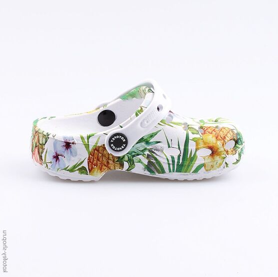 325061-01 Пляжная обувь для девочки бел-зел фото №2