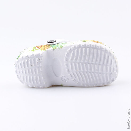 325061-01 Пляжная обувь для девочки бел-зел фото №3