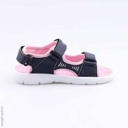 524021-11 Пляжная обувь для девочки син-роз фото №2