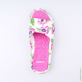 725028-01 Пляжная обувь для девочки бел-фук фото №4