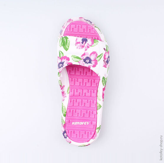 725028-01 Пляжная обувь для девочки бел-фук фото №4