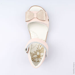 522110-21 Босоножки для девочки розовый фото №4