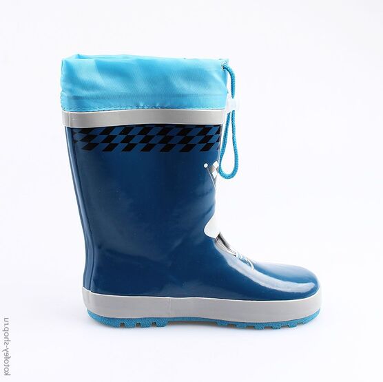 566148-12 Резиновые сапоги для мальчики светло-синий фото №2
