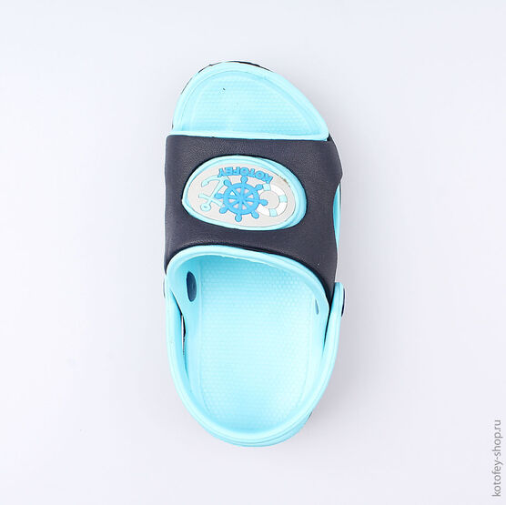 325020-04 Пляжная обувь для мальчики син-гол фото №4