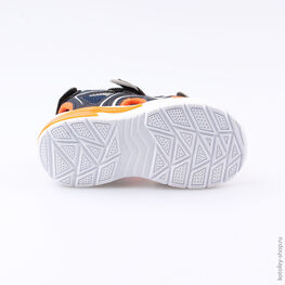 324008-12 Пляжная обувь с LED-подсветкой для мальчики син-ора фото №3