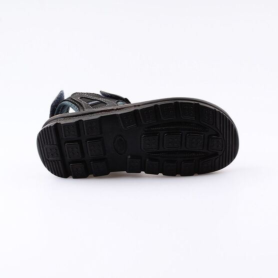 522108-72 Сандалии из натурального нубука для мальчика для мальчики син-гол фото №3