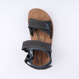 522108-72 Сандалии из натурального нубука для мальчика для мальчики син-гол фото №4