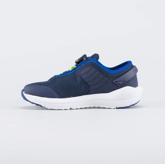 644497-13 Кроссовки с системой быстрой шнуровки для мальчики синий фото №2