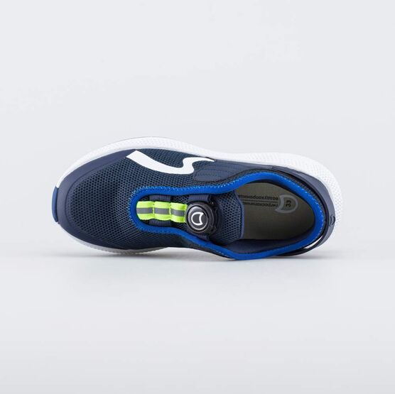 644497-13 Кроссовки с системой быстрой шнуровки для мальчики синий фото №4