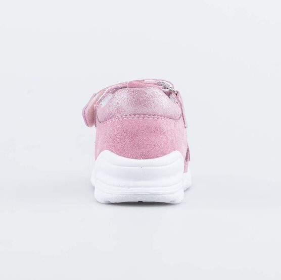 122205-21 Босоножки для девочки из натурального велюра для девочки розовый фото №5