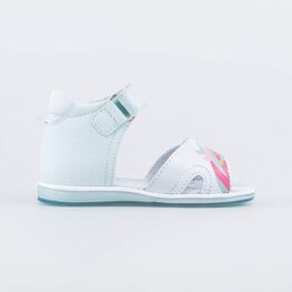 322165-22 Босоножки для девочки кожаные для девочки мятный фото №2