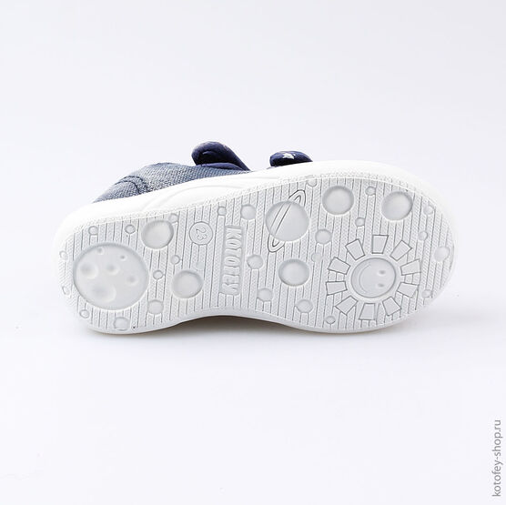 231121-12 Текстильная обувь для мальчики светло-синий фото №3